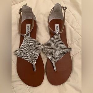 STEVE MADDEN bling sandals 8